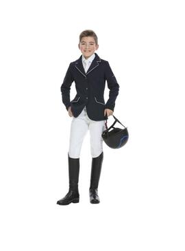 Chaqueta concurso EQUITHÈME Classic Junior Negro