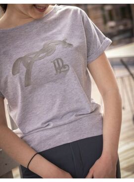 Camiseta Penelope “Poppy” Gris