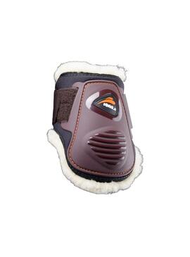 Protectores eLight Traseros con Borreguillo y Velcro Marron