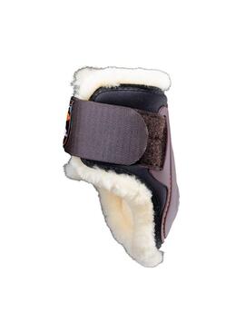 Protectores eLight Traseros con Borreguillo y Velcro Marron