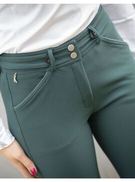 Pantalón Penelope “Point Sellier” Verde Bosque