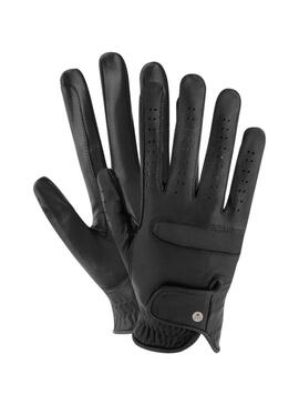 Guantes Equitación Deluxe ELT Waldhausen Negro