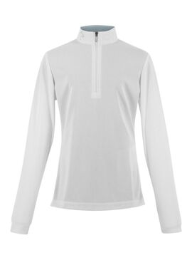 Polo de Malla Equithème “Buffy” Mujer Blanco