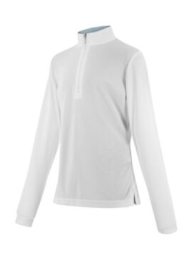 Polo de Malla Equithème “Buffy” Mujer Blanco