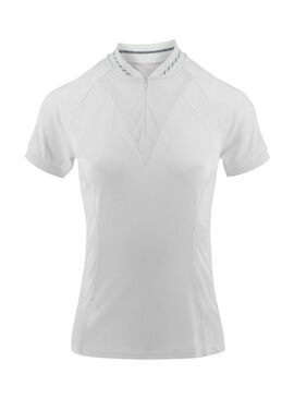 Polo Equithème “Elodia” Mujer Blanco