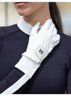 Guantes Emblem Maximilian Blanco