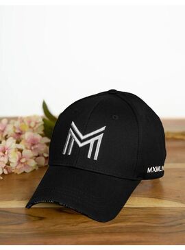 Gorra Maximilian Negro/Plateado