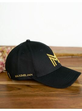 Gorra Maximilian Negro/Dorado