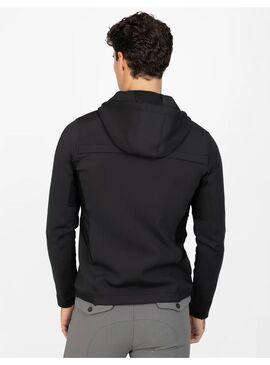 Sudadera con Cremallera Club Hombre Maximilian Negro