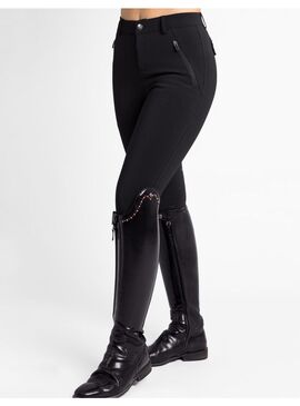 Pantalón Geo Full Grip Mujer Maximilian Negro