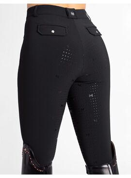 Pantalón Geo Full Grip Mujer Maximilian Negro