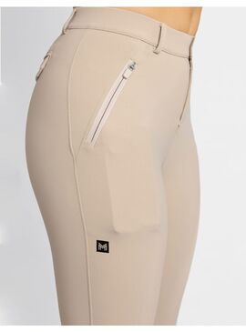 Pantalón Geo Full Grip Mujer Maximilian Beige