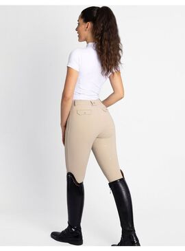 Pantalón Geo Full Grip Mujer Maximilian Beige