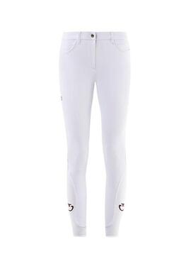Pantalón New Grip System Mujer Cavalleria Toscana Blanco