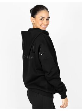 Sudadera con Capucha Icon Unisex Oversized  Maximilian Negro