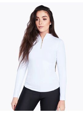 Base Layer Manga Larga Mujer Maximilian Blanco/Dorado