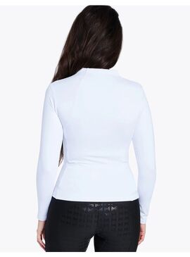 Base Layer Manga Larga Mujer Maximilian Blanco/Dorado