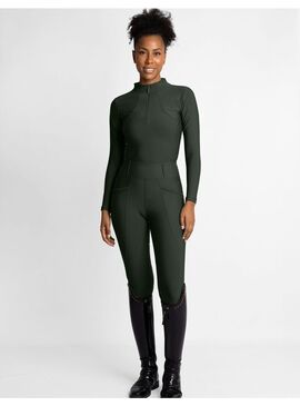 Base Layer Manga Larga Mujer Maximilian Hunter Green