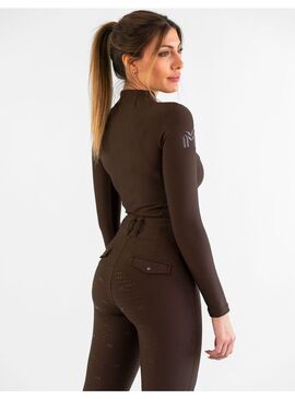 Base Layer Manga Larga Mujer Maximilian Chocolate