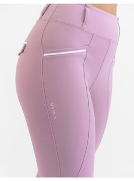 Mallas Pro Riding Full Grip Mujer Maximilian Mauve