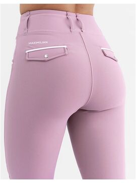 Mallas Pro Riding Full Grip Mujer Maximilian Mauve