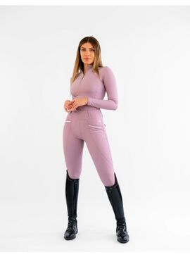 Mallas Pro Riding Full Grip Mujer Maximilian Mauve