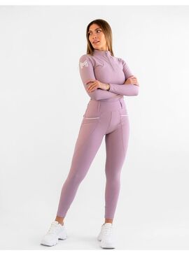 Mallas Pro Riding Full Grip Mujer Maximilian Mauve