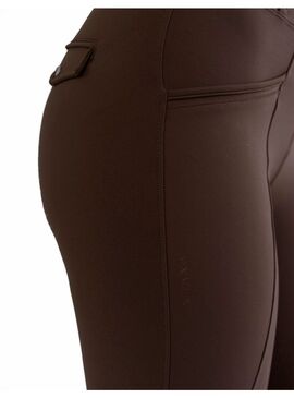 Mallas Pro Riding Full Grip Mujer Maximilian Chocolate