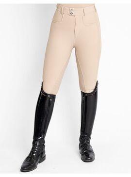 Pantalón Reflection Full Grip Mujer Maximilian Beige