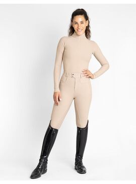 Pantalón Reflection Full Grip Mujer Maximilian Beige