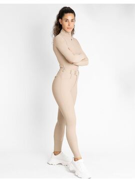 Pantalón Reflection Full Grip Mujer Maximilian Beige