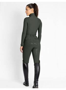 Base Layer Manga Larga Reflection Mujer Maximilian Hunter Green