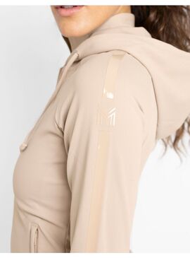 Sudadera con Cremallera Reflection Mujer Maximilian Beige