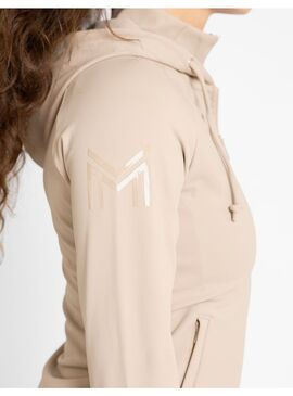 Sudadera con Cremallera Reflection Mujer Maximilian Beige