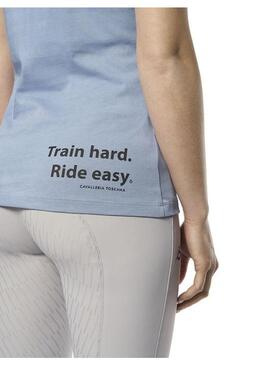 Camiseta Elastic Band TEAM Mujer Cavalleria Toscana Azul