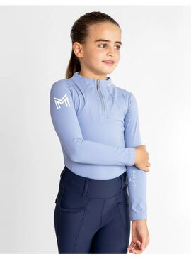 Base Layer Manga Larga Junior Maximilian Iris Blue