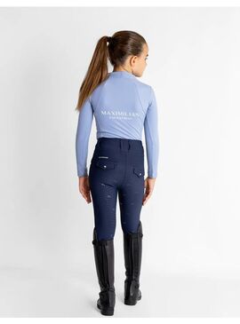 Base Layer Manga Larga Junior Maximilian Iris Blue