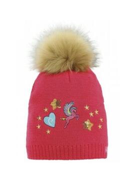 Gorro EQUI-KIDS 'Joly' Rosa