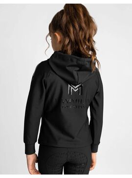 Sudadera con Cremallera Reflection Junior Maximilian Negro