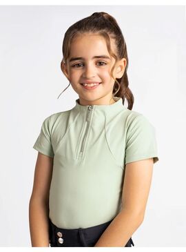 Base Layer Manga Corta Junior Maximilian Sage Green