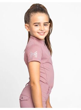 Base Layer Manga Corta Junior Maximilian Rosa Taupe