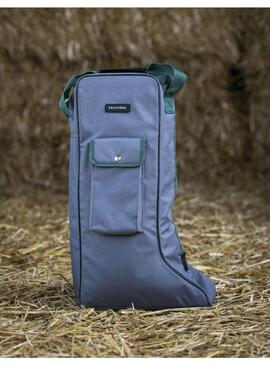 Bolsa para botas EQUITHÈME Gris/Verde