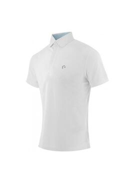 Polo de Malla Equithème 'Edy' Hombre Blanco