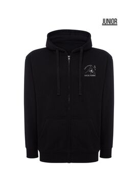 Sudadera con Cremallera y Capucha Junior LUCUS Negro