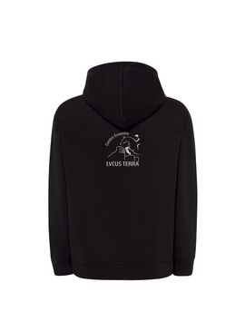 Sudadera con Capucha Adulto LUCUS Negro