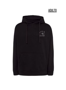 Sudadera con Capucha Adulto LUCUS Negro