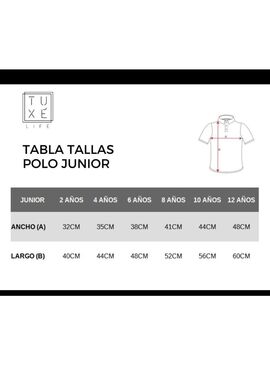 Polo Junior LAURA VIVO Blanco