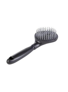 Cepillo Crines y Cola Diamantes HKM Plateado