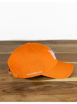 Gorra Maximilian Naranja/Blanco