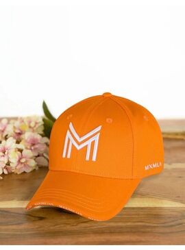 Gorra Maximilian Naranja/Blanco